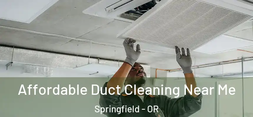 Affordable Duct Cleaning Near Me Springfield - OR