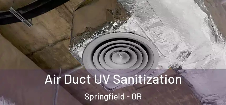 Air Duct UV Sanitization Springfield - OR