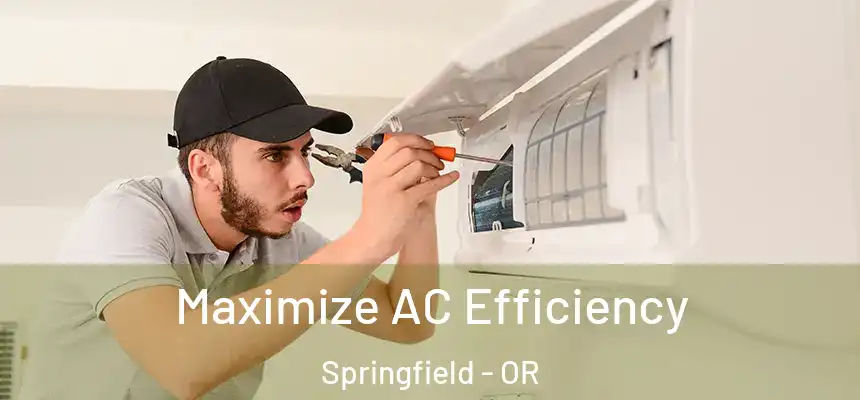  Maximize AC Efficiency Springfield - OR