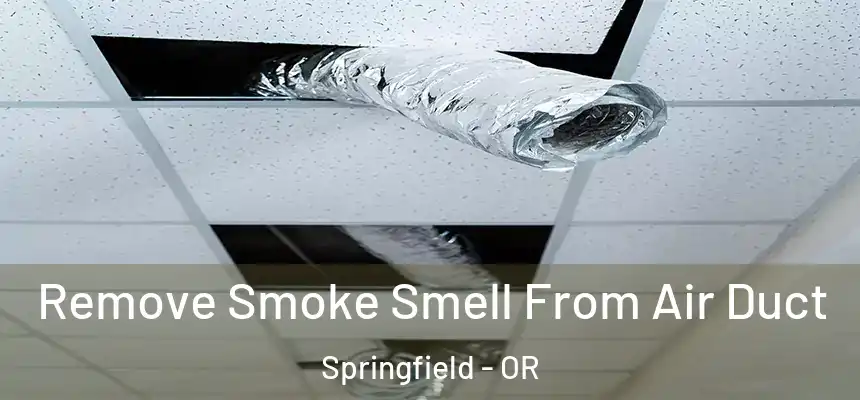 Remove Smoke Smell From Air Duct Springfield - OR