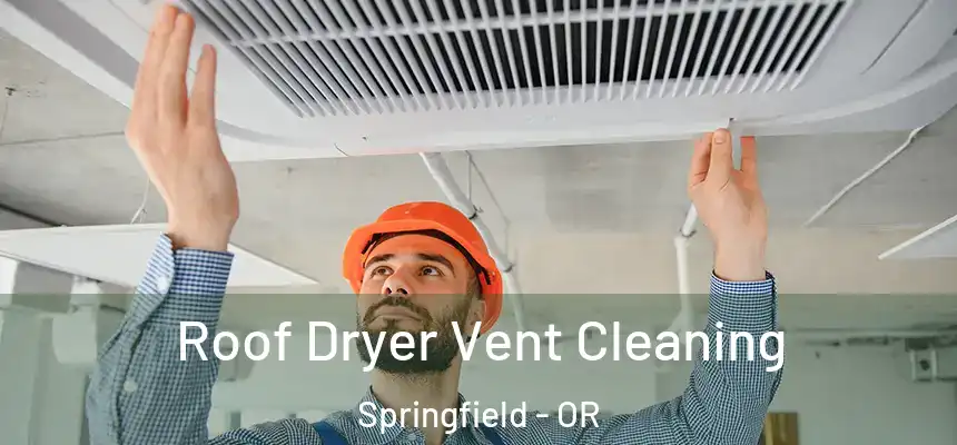 Roof Dryer Vent Cleaning Springfield - OR